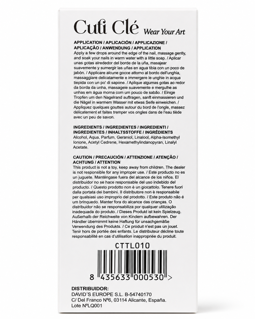 Cuti Clé Nail Remover