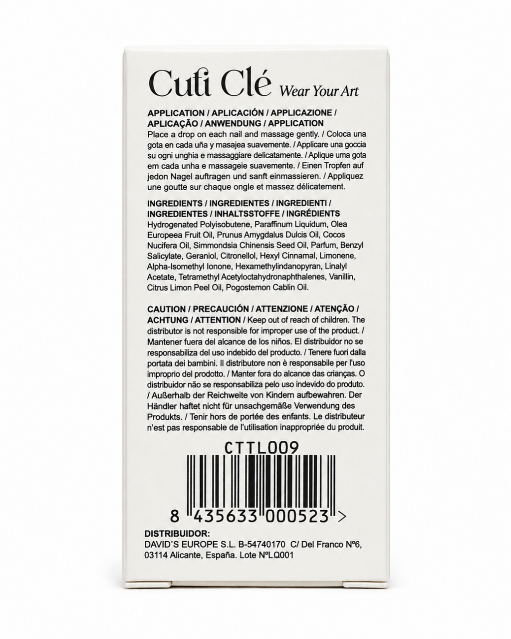 Cuti Clé Cuticle Oil