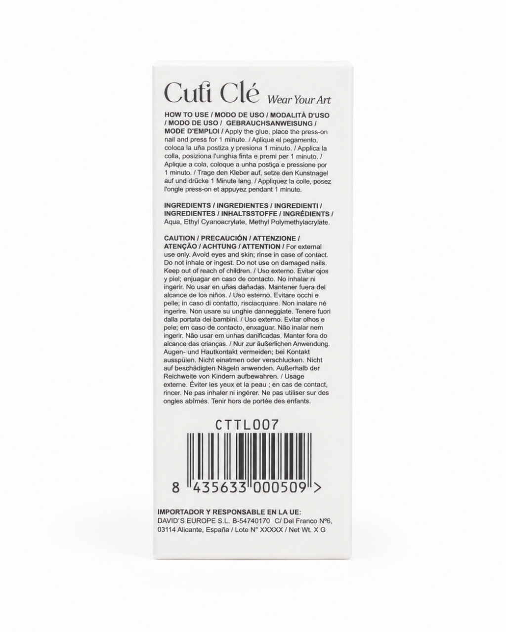 Cuti Clé Nail Glue