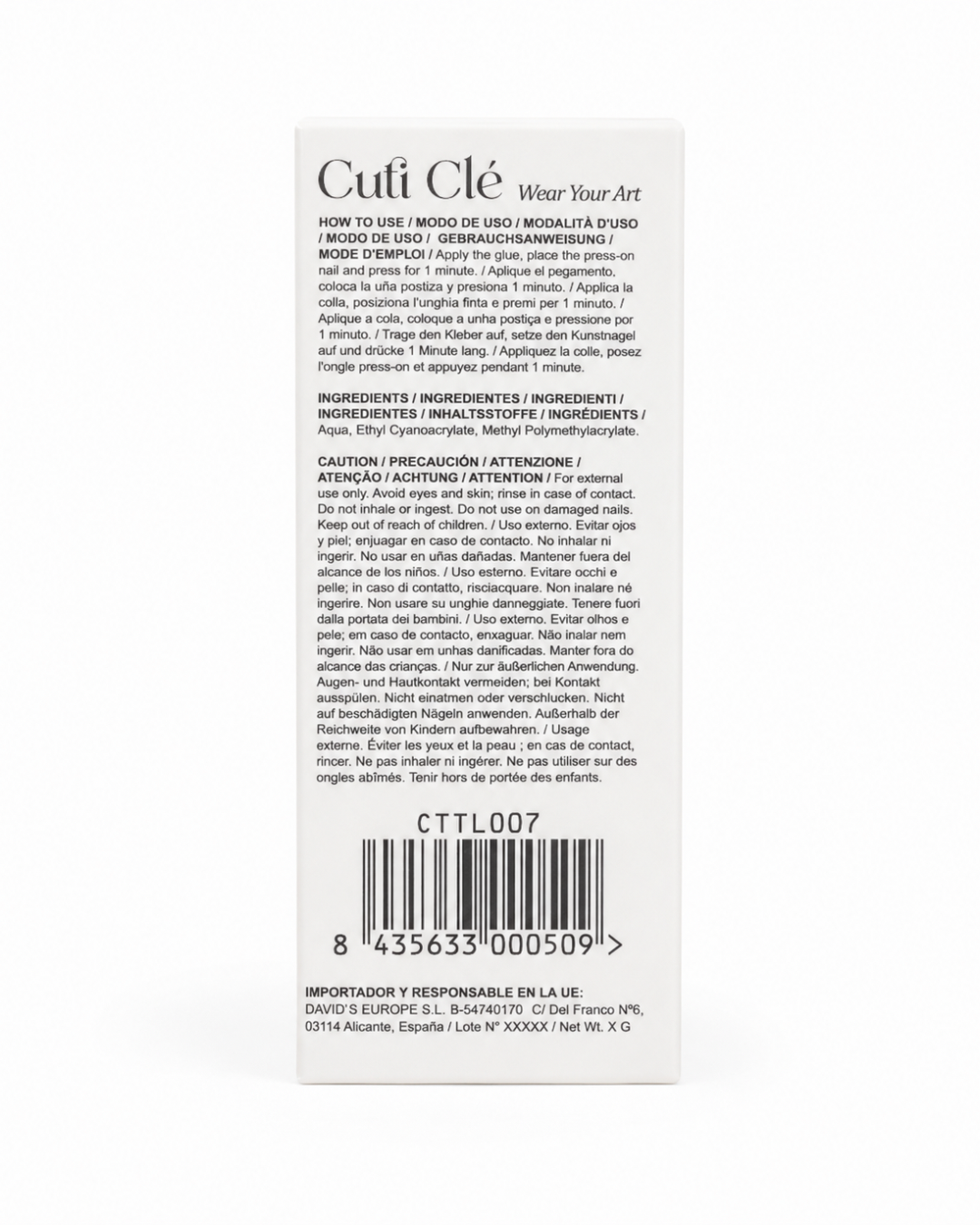 Cuti Clé Nail Glue