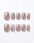 Uñas Postizas Rose Quartz Shimmer Corte Squoval