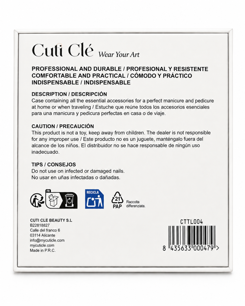 Cuti Clé Manicure Kit