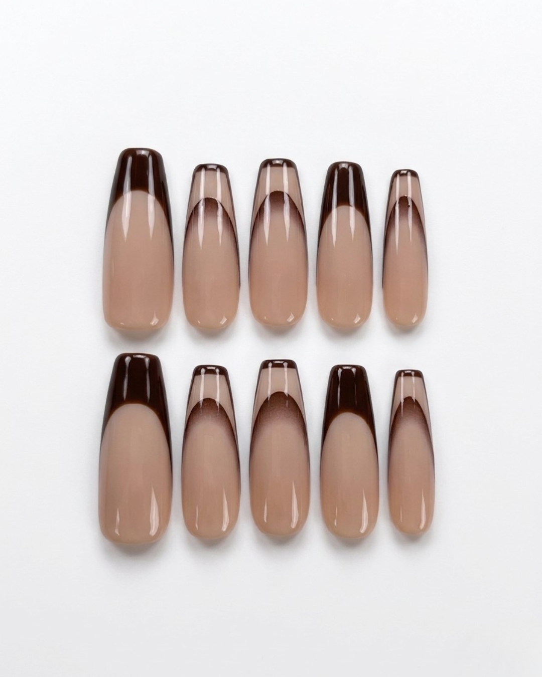 Cat-eye, press-on nails, long coffin, soft gel, reusable