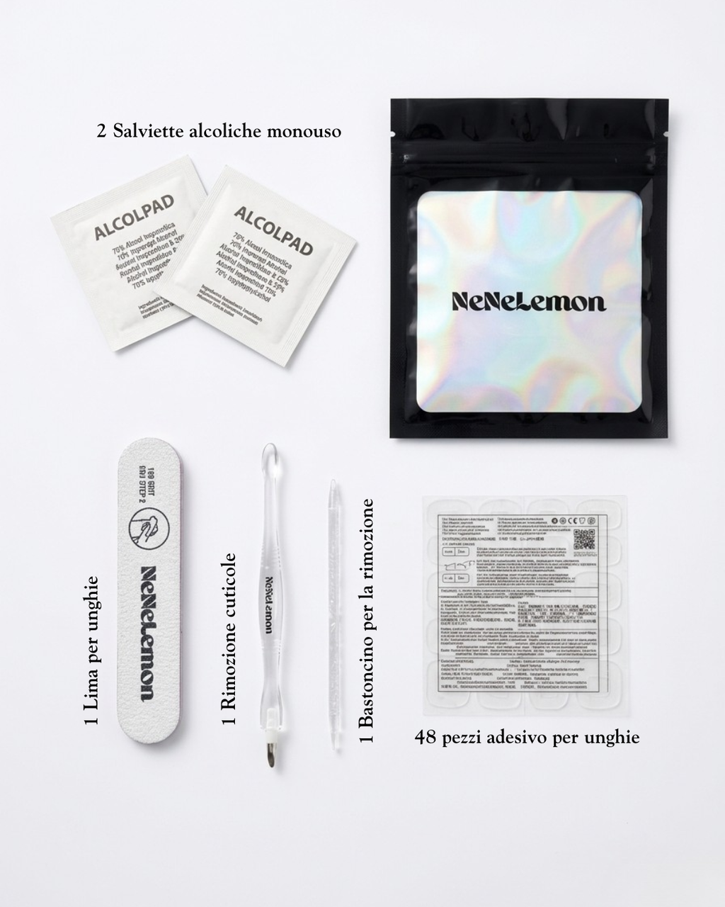 Warm Vanilla Touch Corte Mandorla Press Ons