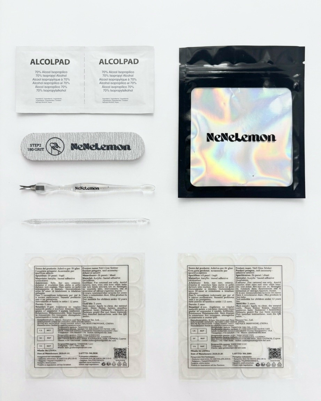 Baroque Blood | Lunghe Mandorla Press Ons